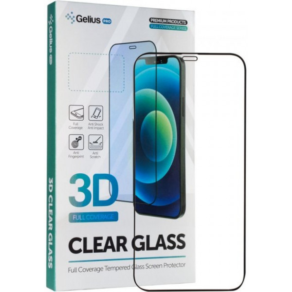 Фото - Захисне скло для смартфону Gelius Pro 3D for iPhone 12/12 Pro Black (88408)