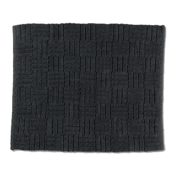 Фото - Килимок для ванної кімнати Kela Leana 65х55х0.5 см гранітно-сірий (23515)