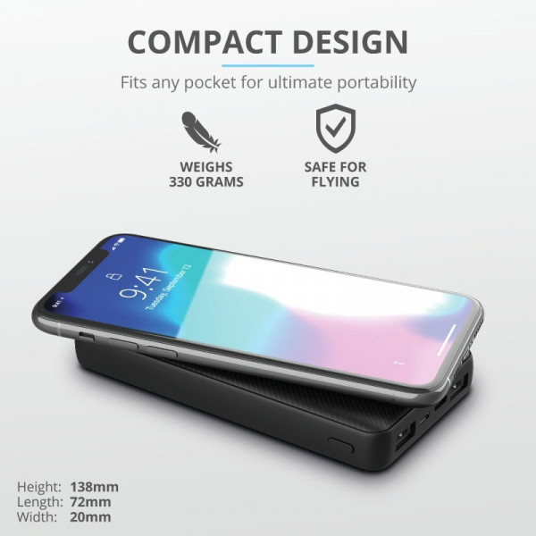 Фото - Батарея мобильная Trust Primo 15000 mAh Black (23594)
