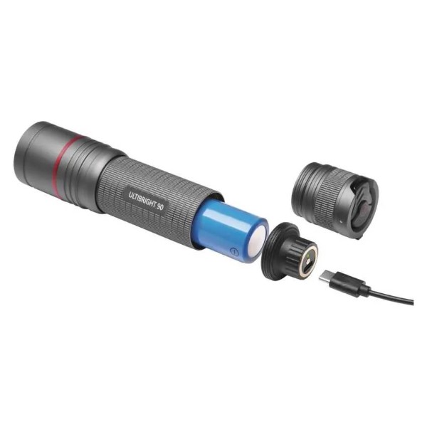 Фото - Ліхтар EMOS P3190 Ultibright 90 1200 Lm 5000 mAh метал фокус