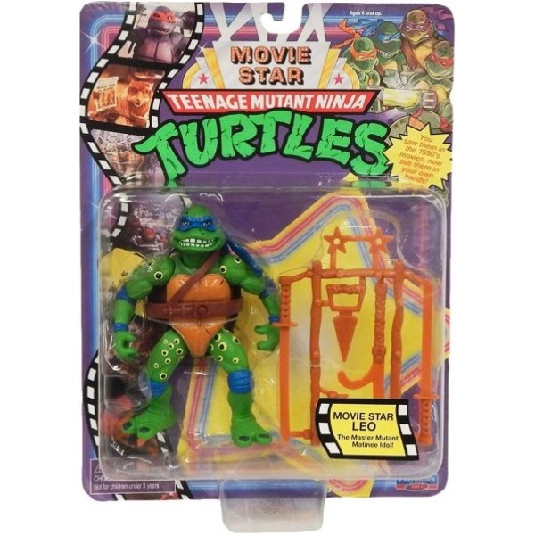 Фото - Коллекционная фигурка TMNT MOVIE STAR 1992 – ЛЕОНАРДО (12 cm) (81331)