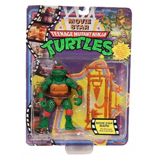Фото - Коллекционная фигурка TMNT MOVIE STAR 1992 - Рафаэль (12 cm) (81334)