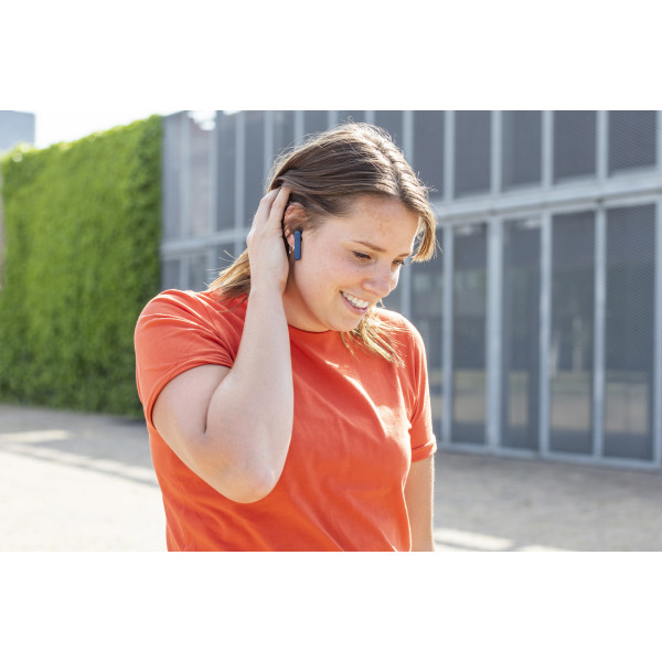 Фото - Навушники вкладиші бездротові TWS Trust Primo Touch True Wireless Mic Blue (23780)