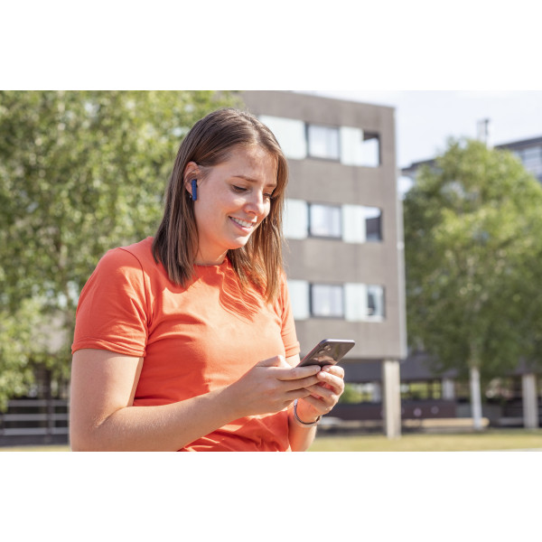 Фото - Навушники вкладиші бездротові TWS Trust Primo Touch True Wireless Mic Blue (23780)