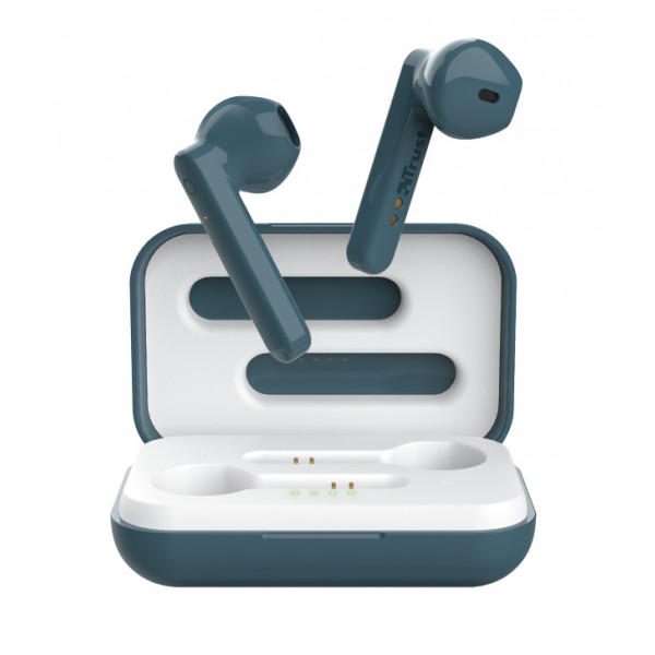 Фото - Навушники вкладиші бездротові TWS Trust Primo Touch True Wireless Mic Blue (23780) Фото - Навушники вкладиші бездротові TWS Trust Primo Touch True Wireless Mic Blue (23780)