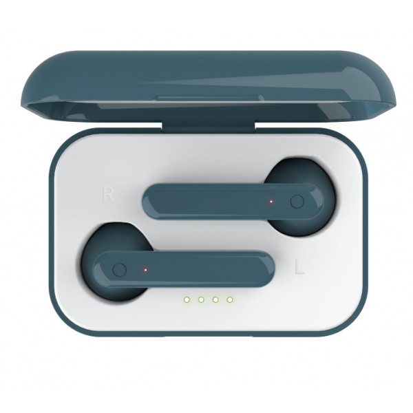 Фото - Навушники вкладиші бездротові TWS Trust Primo Touch True Wireless Mic Blue (23780)