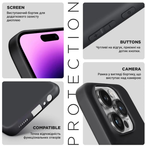 Фото - Чохол для смартфона Armorstandart Matte Slim Fit for Apple iPhone 18 Pro Max / 17 Pro Max Camera cover Black (ARM92376)