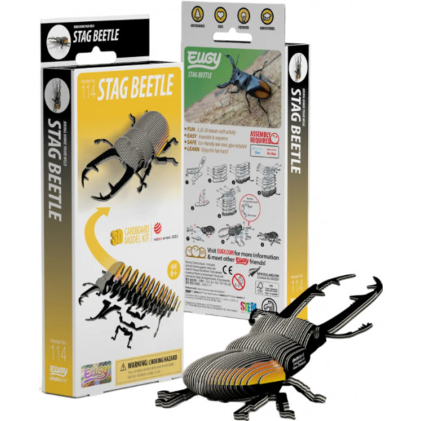 Фото - 3D пазлы EUGY Зоопарк: Жук-олень (XEG-114)