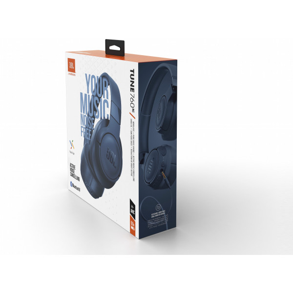 Фото - Наушники полноразмерные беспроводные JBL Tune 760NC Blue (JBLT760NCBLU)