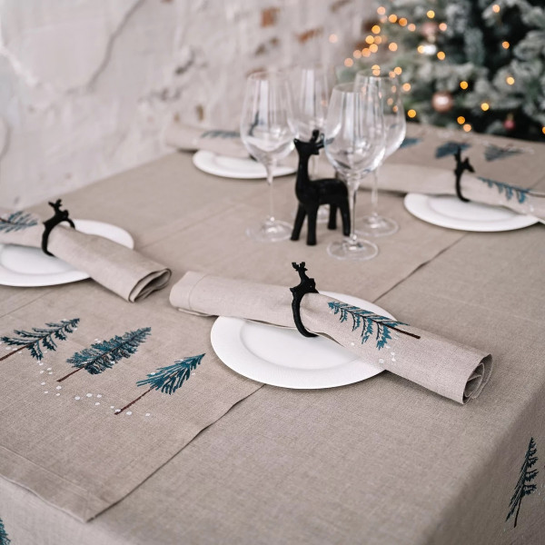 Фото - Скатерть раннер Едельвіка Елки 140x40 см (235-23/00)