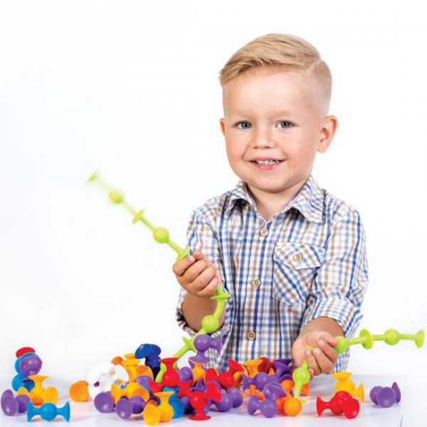 Фото - Пластиковый конструктор Sibelly Набор присосок Monster 96 шт. (SST010320)