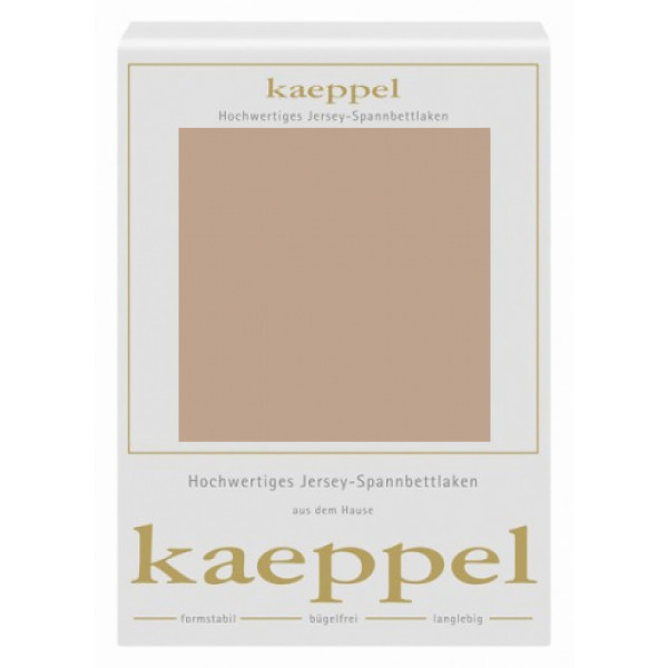 Фото - Простынь односпальная Kaeppel на резинке 342 коричневый 90-100х200 (1671-E42)