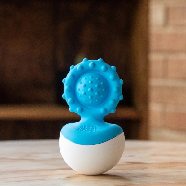 Фото - Прорізувач Fat Brain Toys dimpl wobl блакитний (FA217-4)