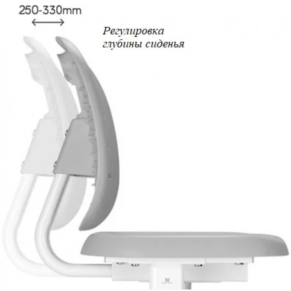 Фото - Комплект меблів шкільний 3 елементи FunDesk Piccolino III Blue
