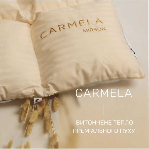 Фото - Одеяло зимнее двуспальное евро MirSon пуховое Carmela 035 220x240 см (2200000018526_220_240)