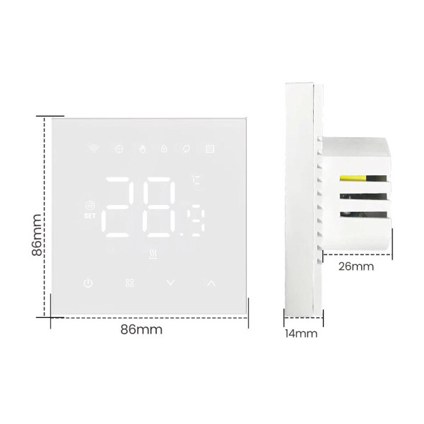 Фото - Терморегулятор Navin WT410W-3А (24-104273-8686)