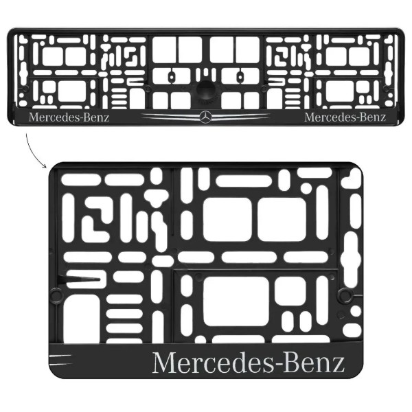 Фото - Рамка под номер Poputchik Mercedes (24-131-IS)