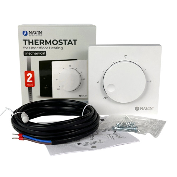 Фото - Терморегулятор Navin EH84WM-16A White (24-160171-0140)