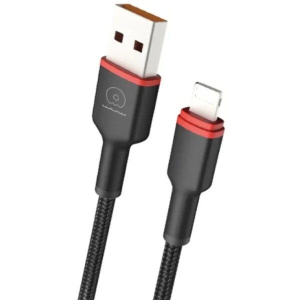 Фото - Кабель WUW X203 USB Lightning 2,4А Black (6972573336210)