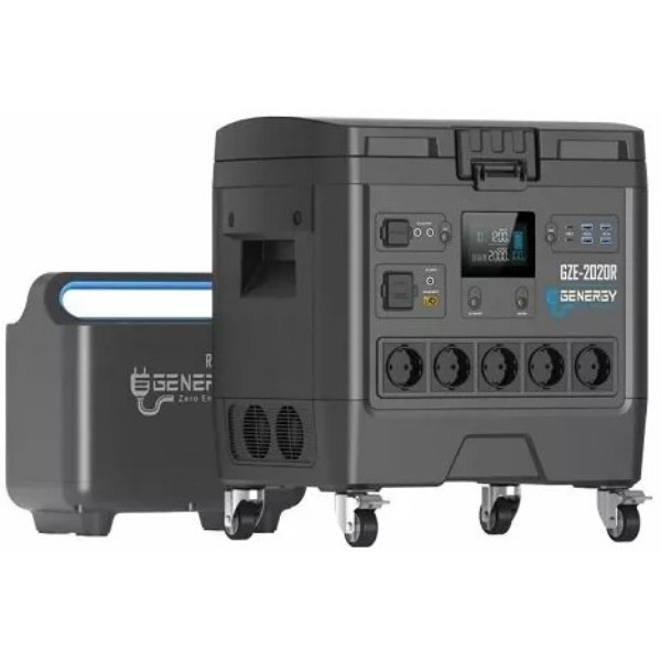 Фото - Уцінка - Зарядна станція універсальна Genergy GZE-2020R 1953 Wh 2000W + акумулятор Li-Ion 1953 Вт/год