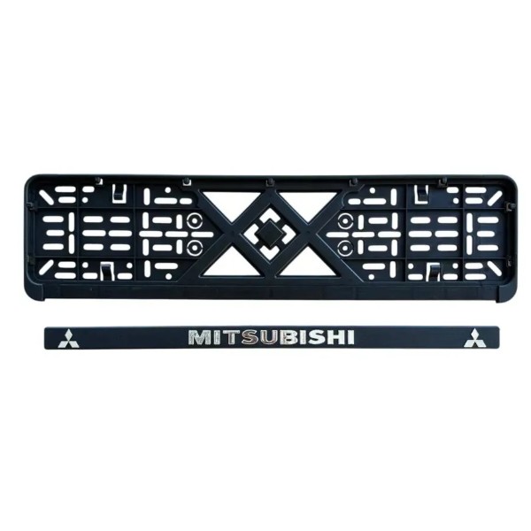 Фото - Рамка під номер Poputchik Mitsubishi (24-112-IS)