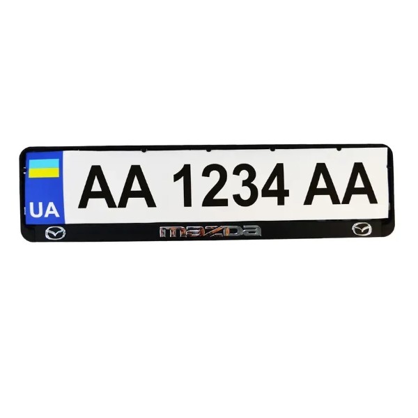 Фото - Рамка под номер Poputchik MAZDA 2 шт. (24-010)