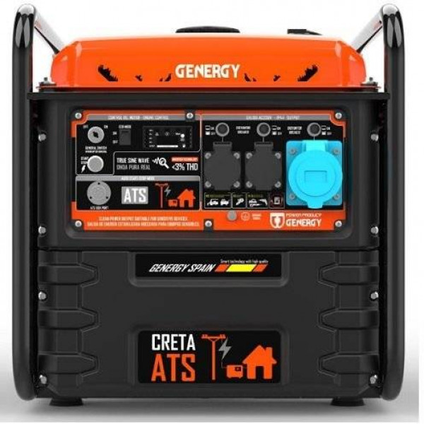 Фото - Генератор інверторний Genergy Creta + ATS (240017090)