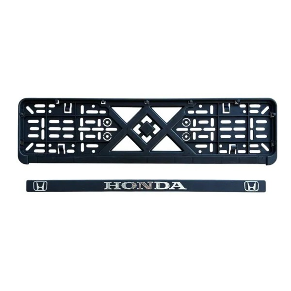 Фото - Рамка под номер Poputchik Honda 2 шт. (24-005)