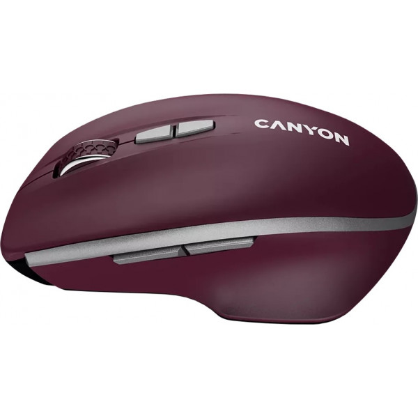 Фото - Миша бездротова Canyon MW-21 Burgundy (CNS-CMSW21BR)