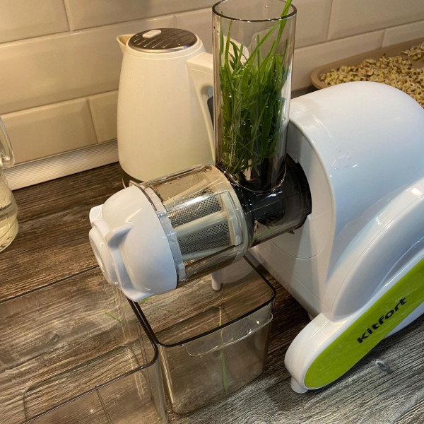 Фото - Соковыжималка шнековая Kitfort KT-1110-1 Green