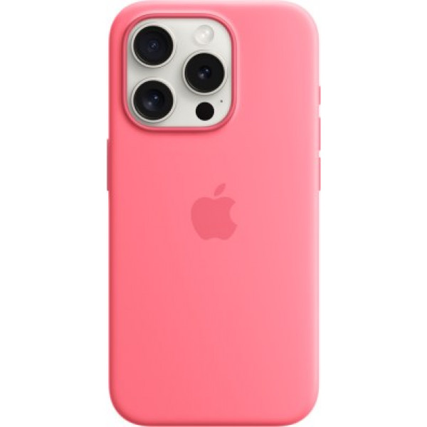 Фото - Чохол для смартфону Apple Silicone Case with MagSafe iPhone 15 Pro Pink (MWNJ3)
