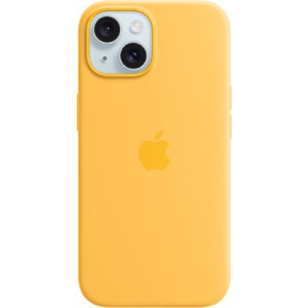 Фото - Чохол для смартфону Apple Silicone Case with MagSafe iPhone 15 Sunshine (MWNA3)