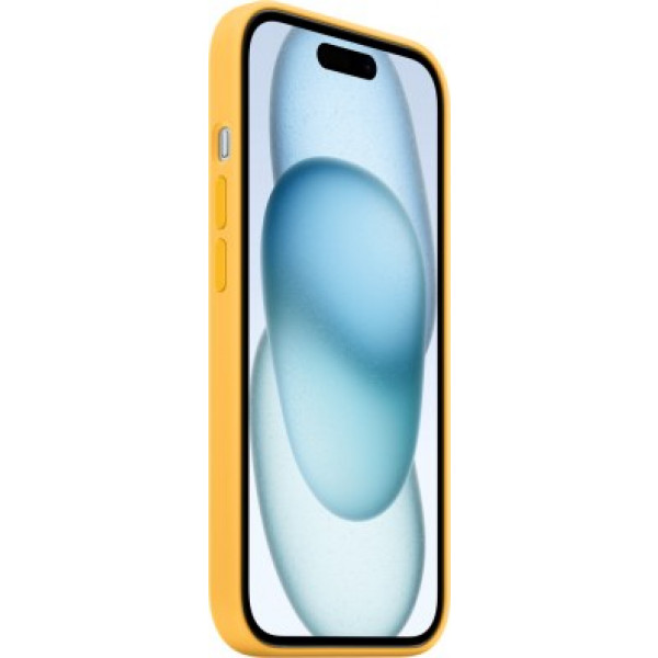 Фото - Чохол для смартфону Apple Silicone Case with MagSafe iPhone 15 Sunshine (MWNA3)