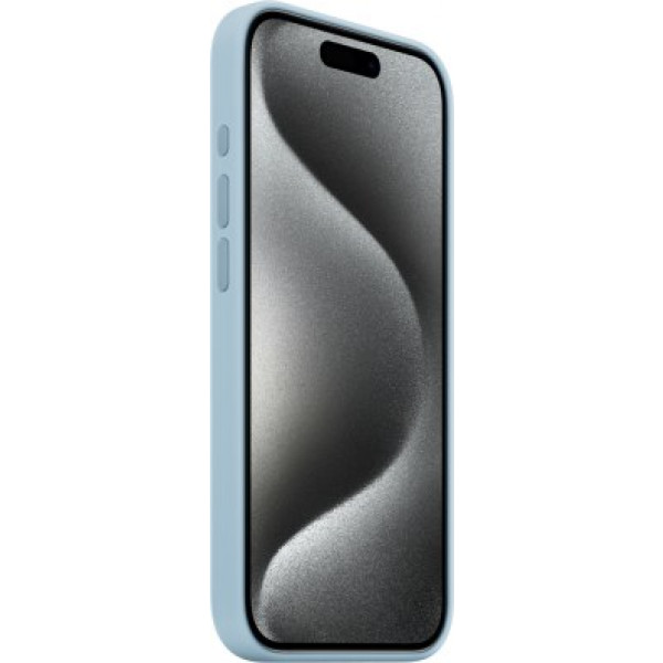 Фото - Чохол для смартфону Apple Silicone Case with MagSafe iPhone 15 Pro Light Blue (MWNM3)