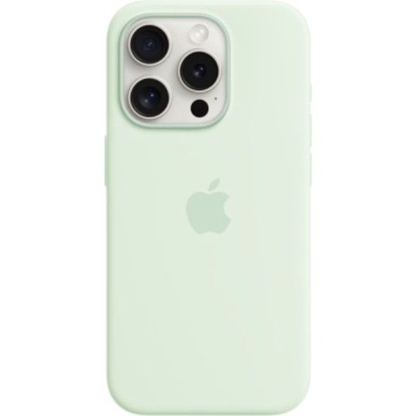 Фото - Чохол для смартфону Apple Silicone Case with MagSafe iPhone 15 Pro Soft Mint (MWNL3)