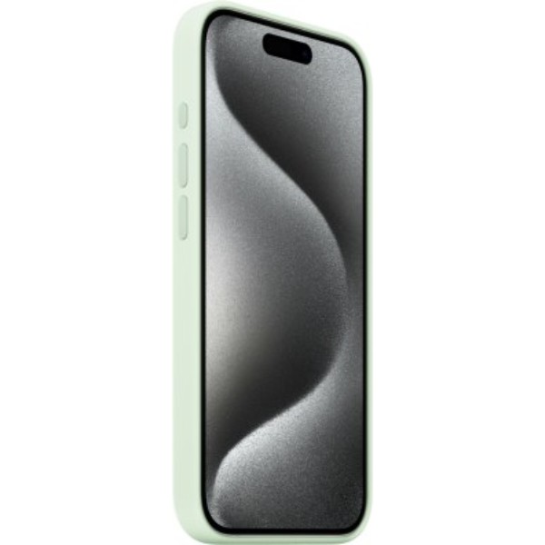 Фото - Чохол для смартфону Apple Silicone Case with MagSafe iPhone 15 Pro Soft Mint (MWNL3)