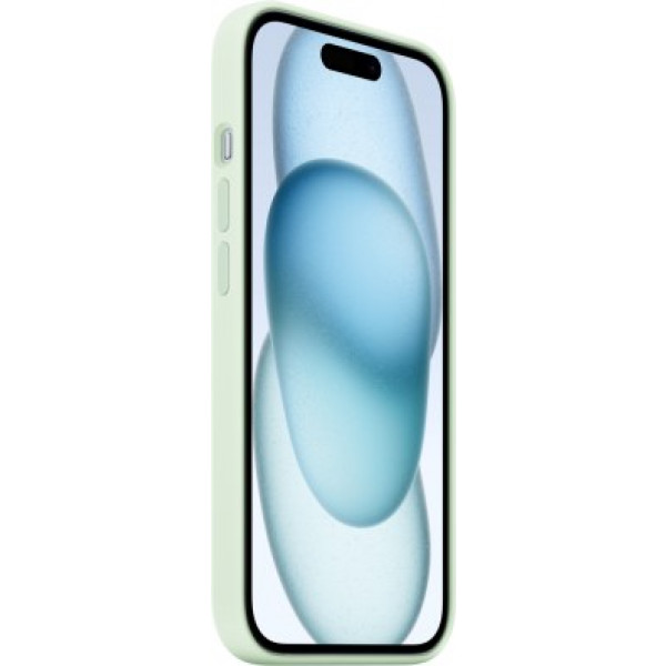Фото - Чохол для смартфону Apple Silicone Case with MagSafe iPhone 15 Soft Mint (MWNC3)
