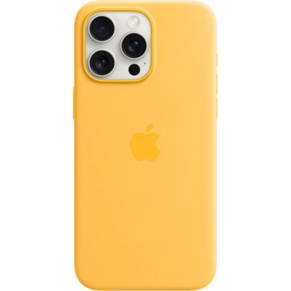 Фото - Чохол для смартфону Apple Silicone Case with MagSafe iPhone 15 Pro Max Sunshine (MWNP3) Фото - Чохол для смартфону Apple Silicone Case with MagSafe iPhone 15 Pro Max Sunshine (MWNP3)