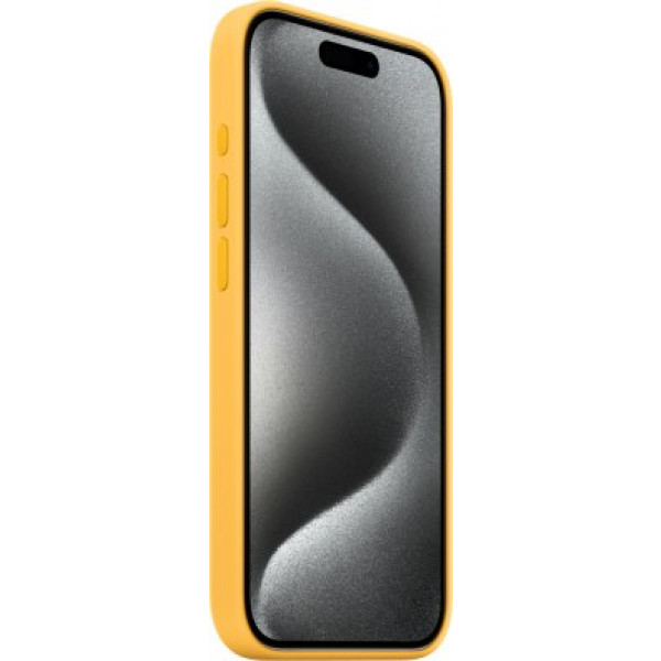 Фото - Чохол для смартфону Apple Silicone Case with MagSafe iPhone 15 Pro Sunshine (MWNK3)