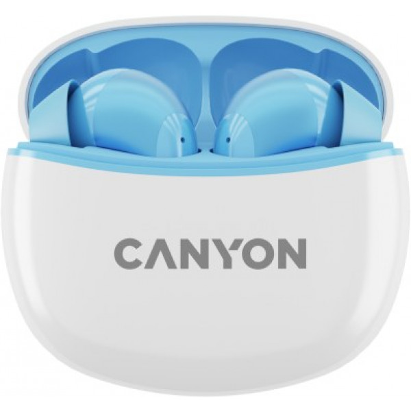 Фото - Навушники вкладиші бездротові TWS Canyon TWS-5 Blue (CNS-TWS5BL)