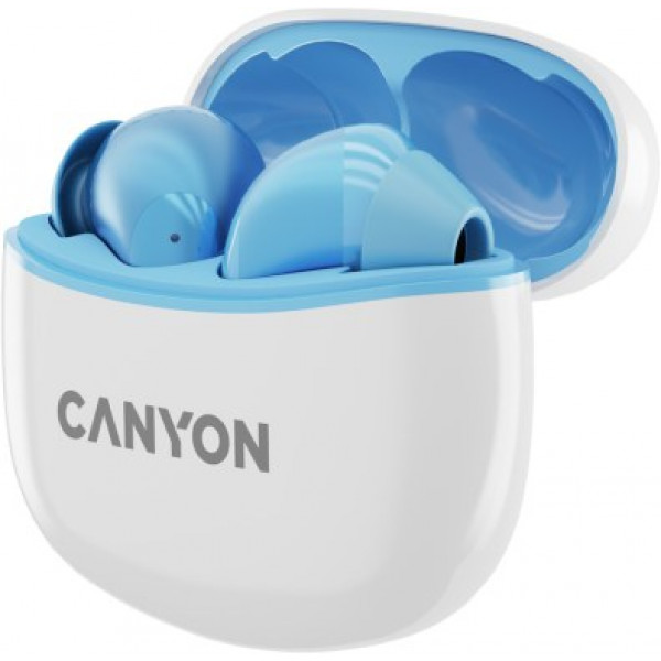 Фото - Навушники вкладиші бездротові TWS Canyon TWS-5 Blue (CNS-TWS5BL)