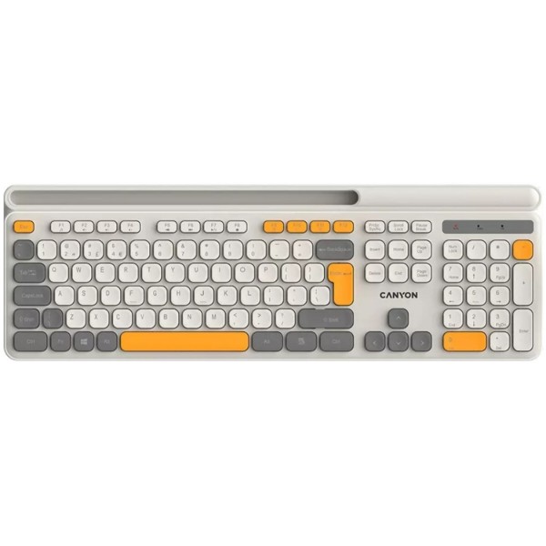 Фото - Клавиатура беспроводная Canyon HKB-W03 Beige (CNS-HKBW03BG)