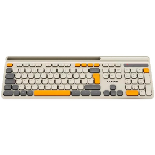 Фото - Клавиатура беспроводная Canyon HKB-W03 Beige (CNS-HKBW03BG)