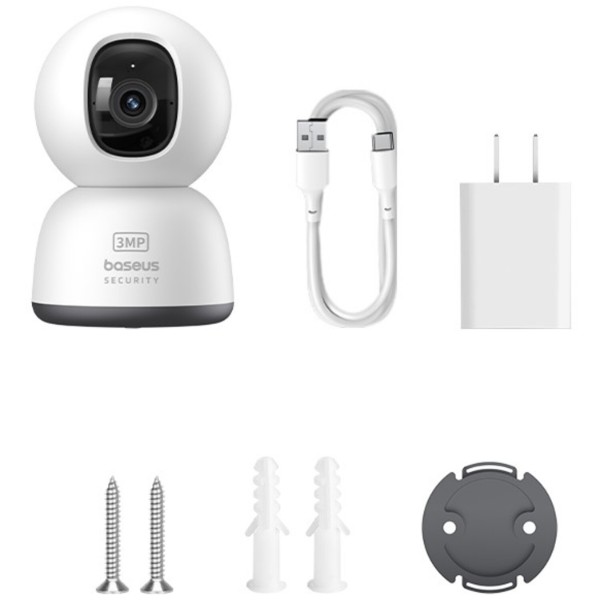 Фото - IP-камера Baseus Security P1 Series Indoor 3MP OS White EU (S0TV002132)
