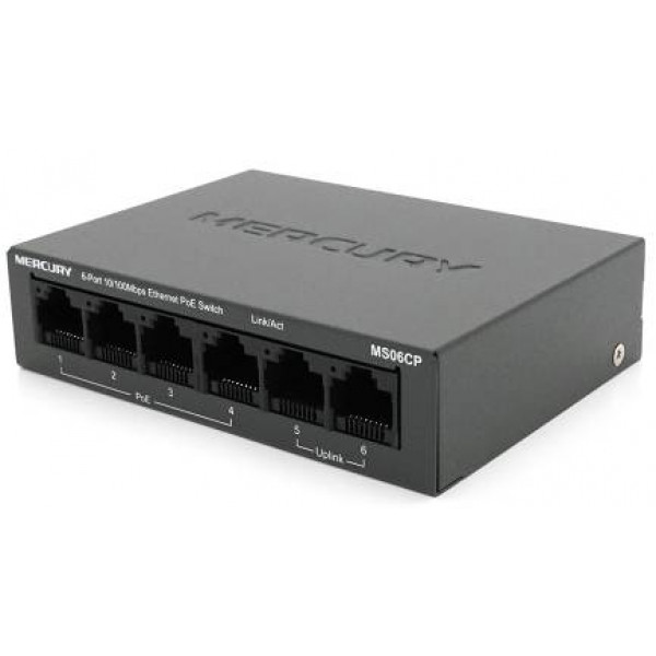 Фото - Коммутатор локальної мережі (Switch) Mercury MS06CP Фото - Коммутатор локальної мережі (Switch) Mercury MS06CP