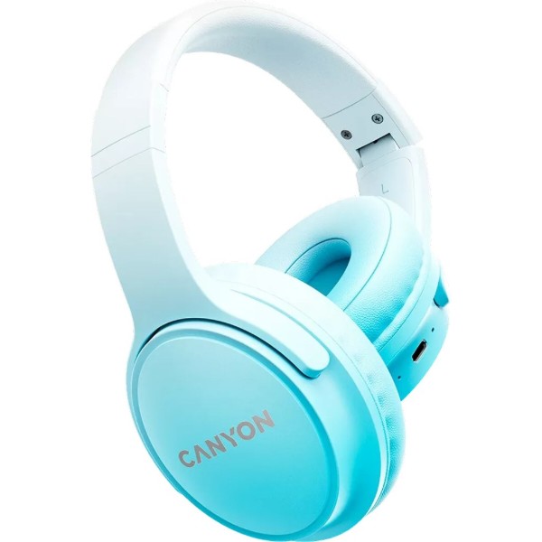 Фото - Наушники накладные беспроводные Canyon OnRiff 4 Bluetooth Blue (CNS-CBTHS4BL)