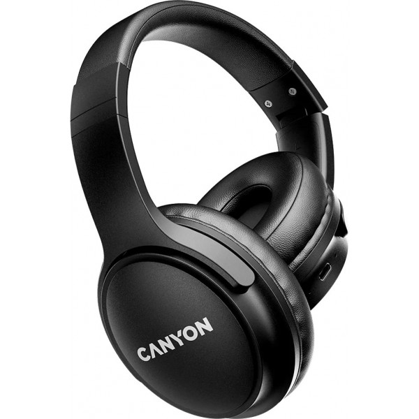 Фото - Навушники накладні бездротові Canyon OnRiff 4 Bluetooth Black (CNS-CBTHS4B)