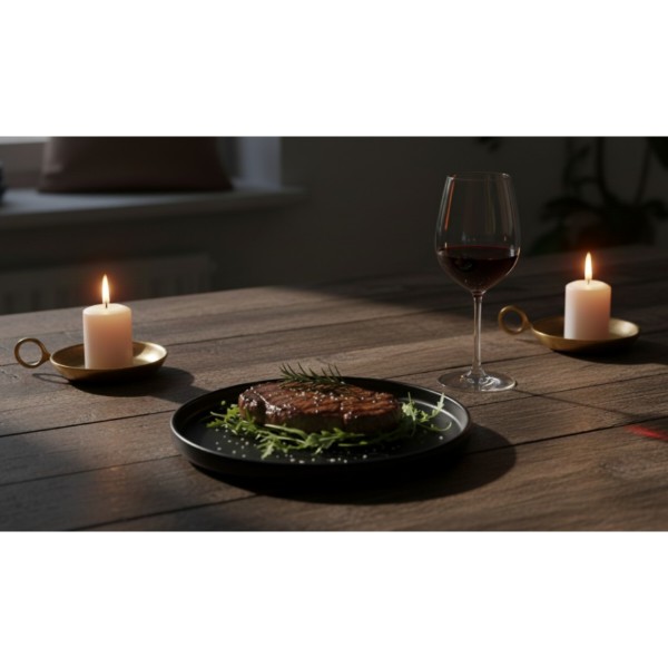 Фото - Тарелка десертная ARDESTO Trento 20,5 см Black (AR2920TB)