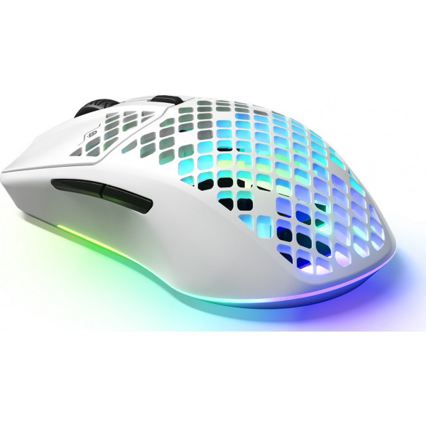 Фото - Миша бездротова ігрова SteelSeries Aerox 3 Snow (62608)