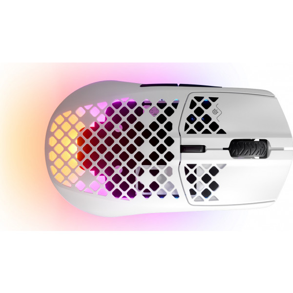 Фото - Миша бездротова ігрова SteelSeries Aerox 3 Snow (62608)